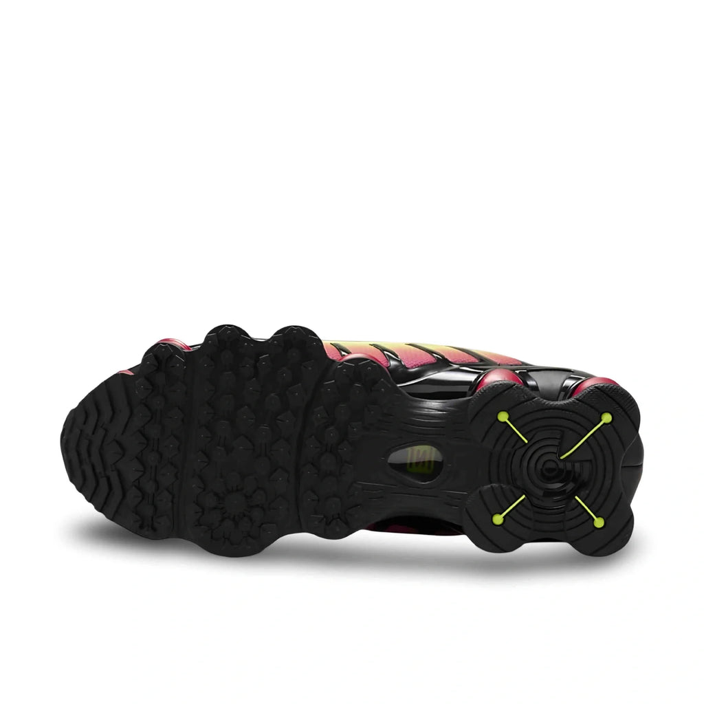 Nike Shox TL Volt Fire Red - sole view