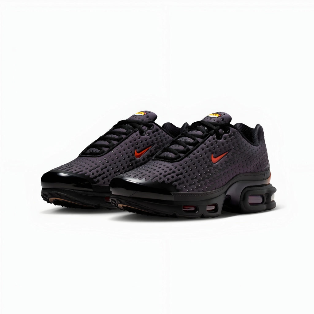 Nike Air Max Plus VII Black Ash men's sneakers side angle view