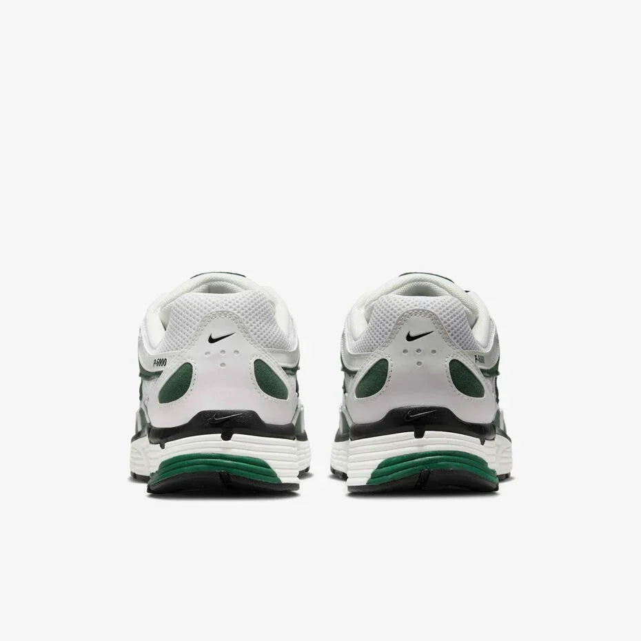 Nike P-6000 Summit White Green sneakers back heel view