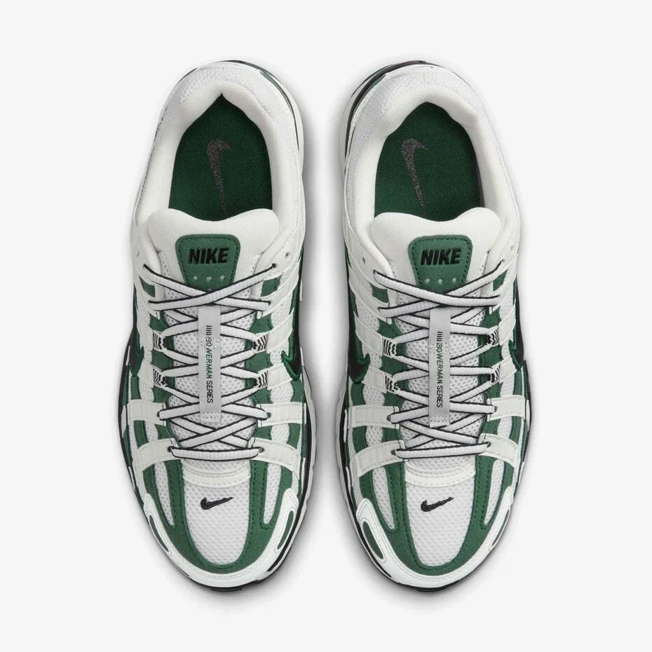 Nike P-6000 Summit White Green sneakers top view