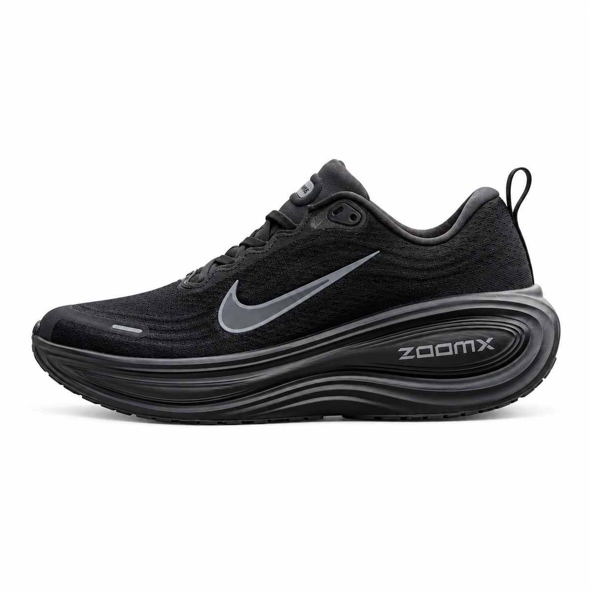 Nike Vomero Plus Black Dark Grey - left-facing side view