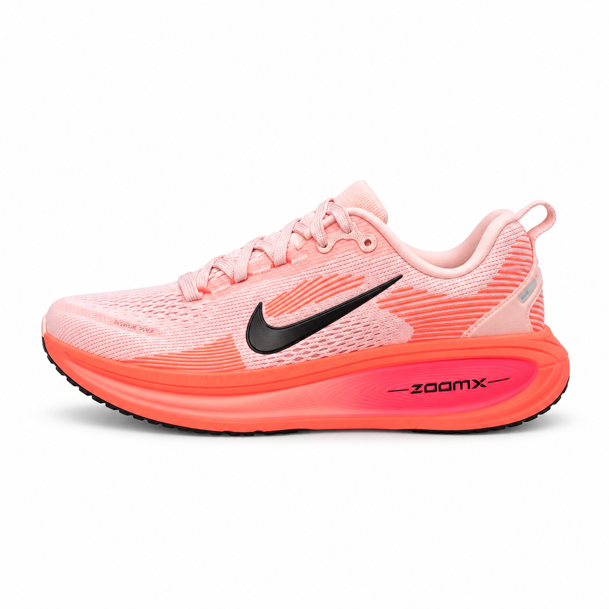 Nike Vomero Plus Pink Coral - left-facing side view