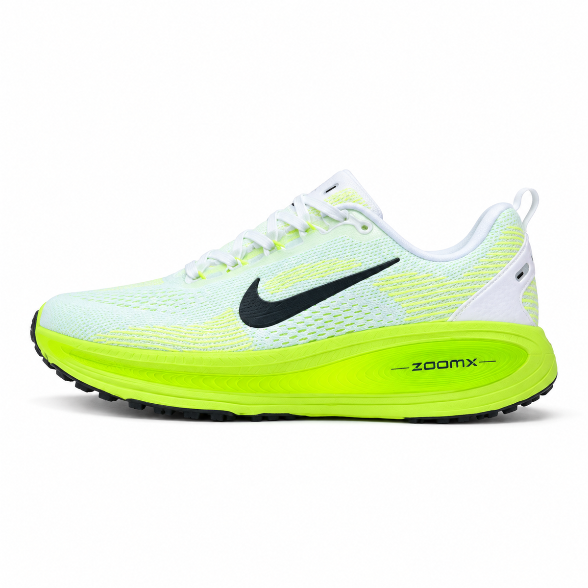 Nike Vomero Plus White Volt - left-facing side view