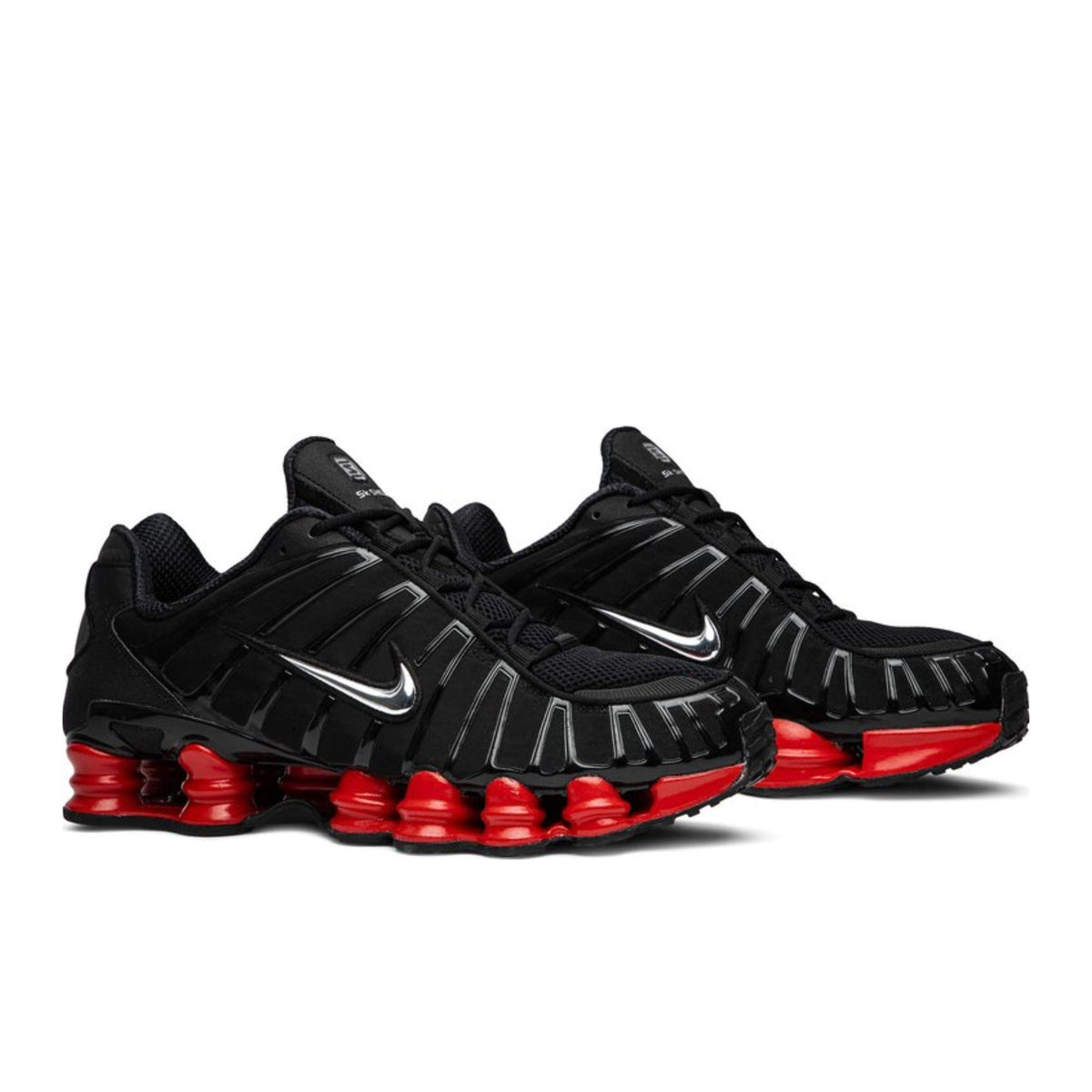 Nike Shox TL Skepta Black Red - angled view