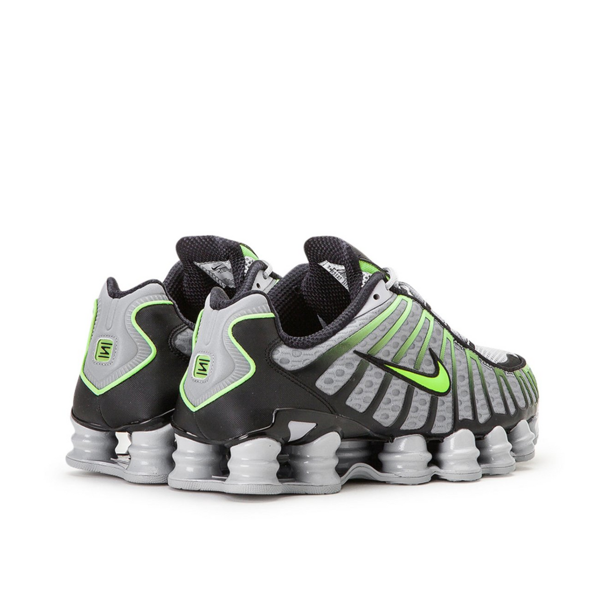 Nike Shox TL Grey Green - rear view