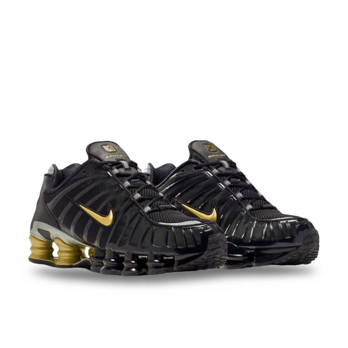 Nike Shox TL Neymar Jr Black Gold - angled view