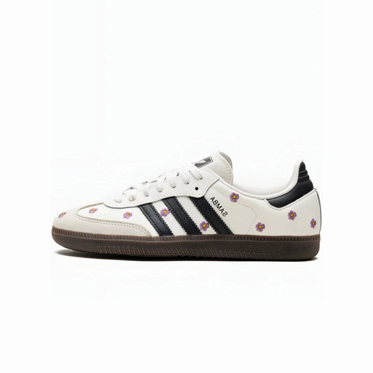 adidas Samba OG White Purple Floral