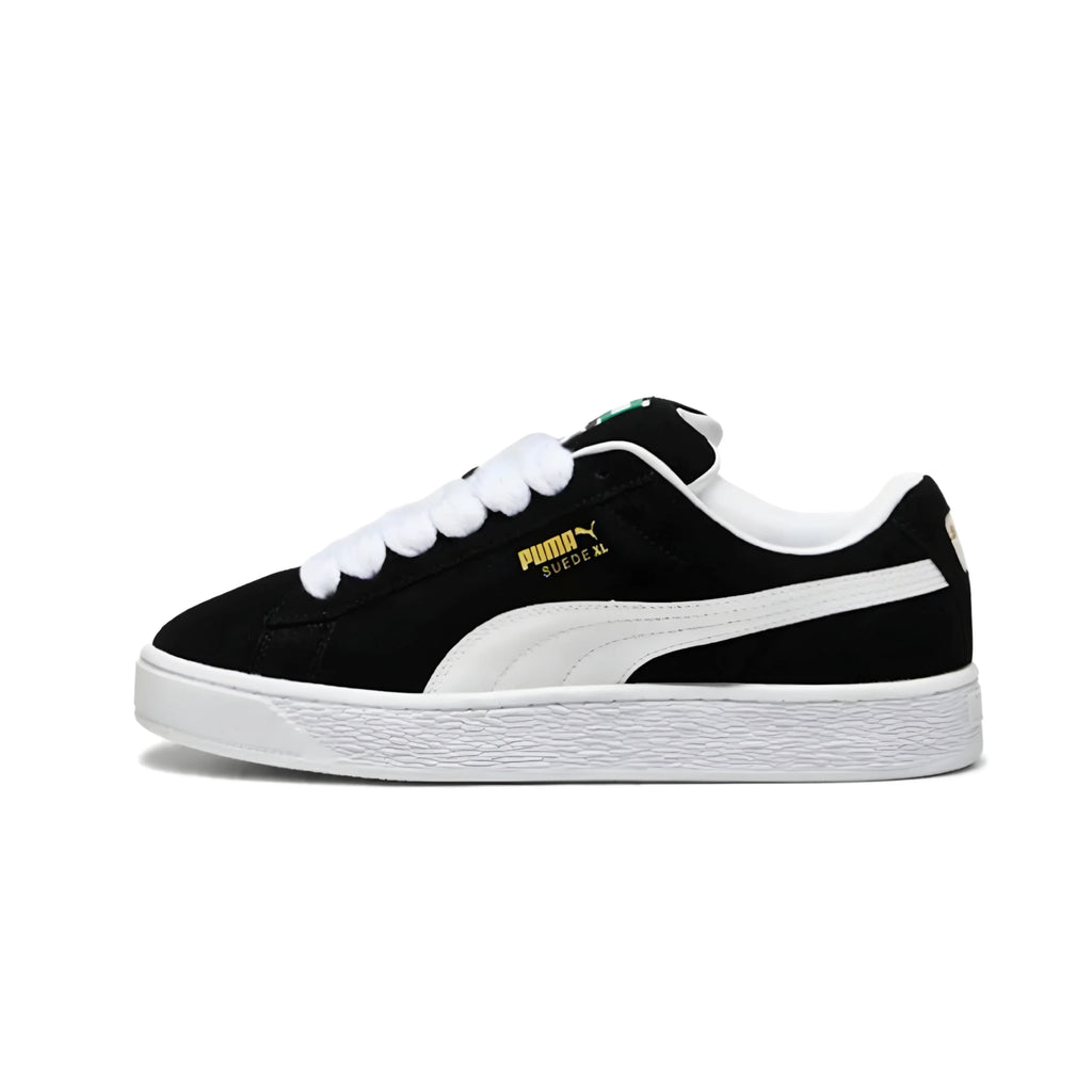 PUMA Suede XL 'Black & White' (Thick Laces)