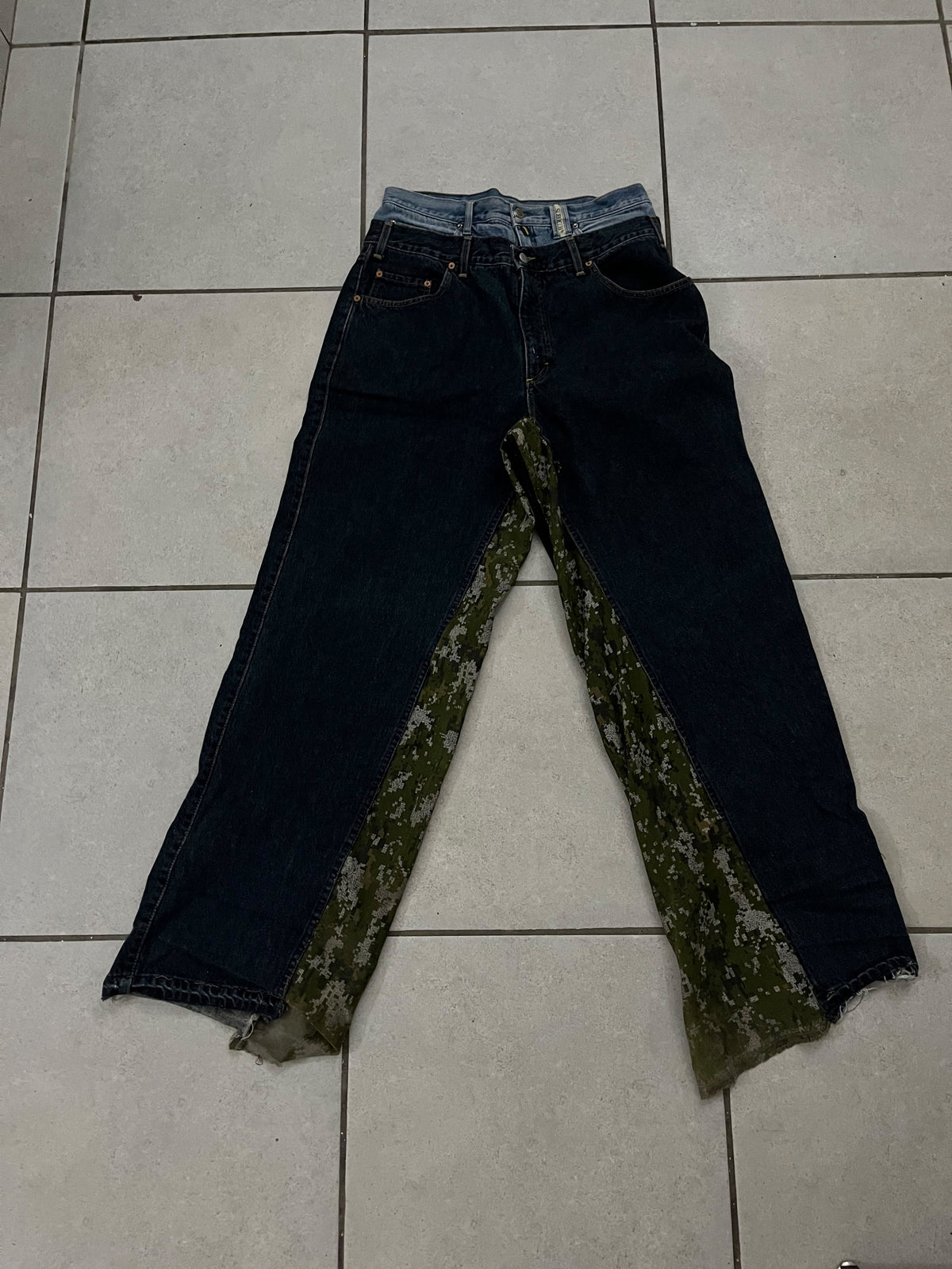 Gaziverse Camo H20 Baggy Jeans