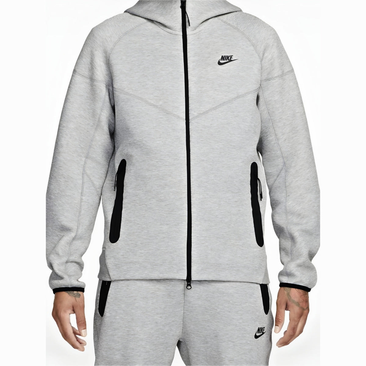 Nike Tech Windrunner hoodie 'Grey'