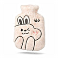Fluffy Bunny Hot Water Bottle 1L