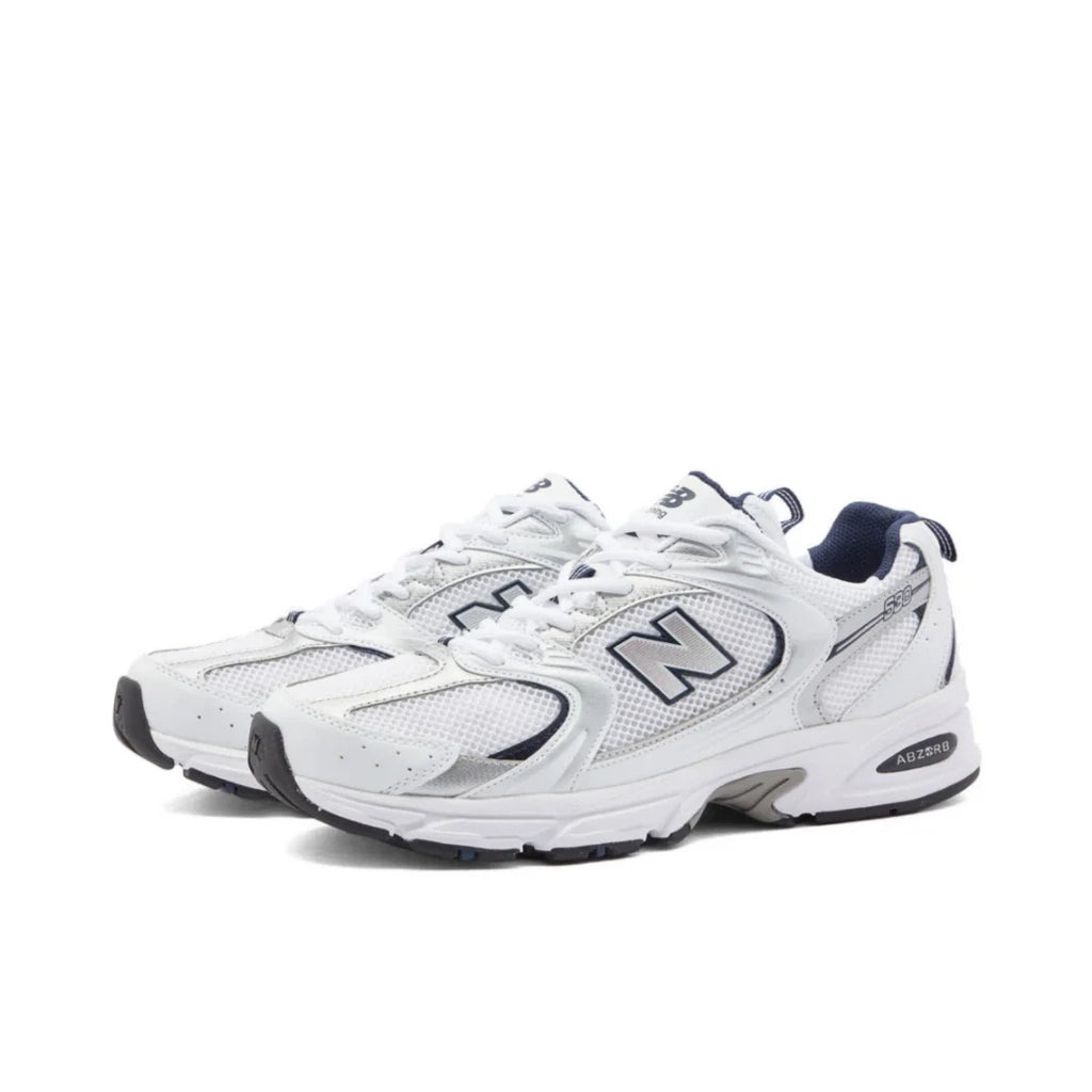 New Balance 530 Retro Running Sneakers - White Silver & Natural Indigo