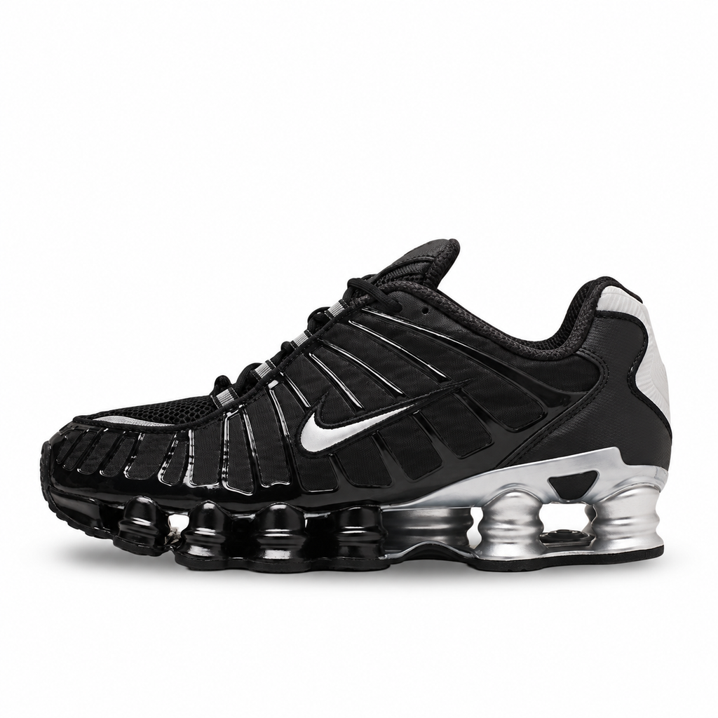Nike Shox TL Black Metallic Silver - side view