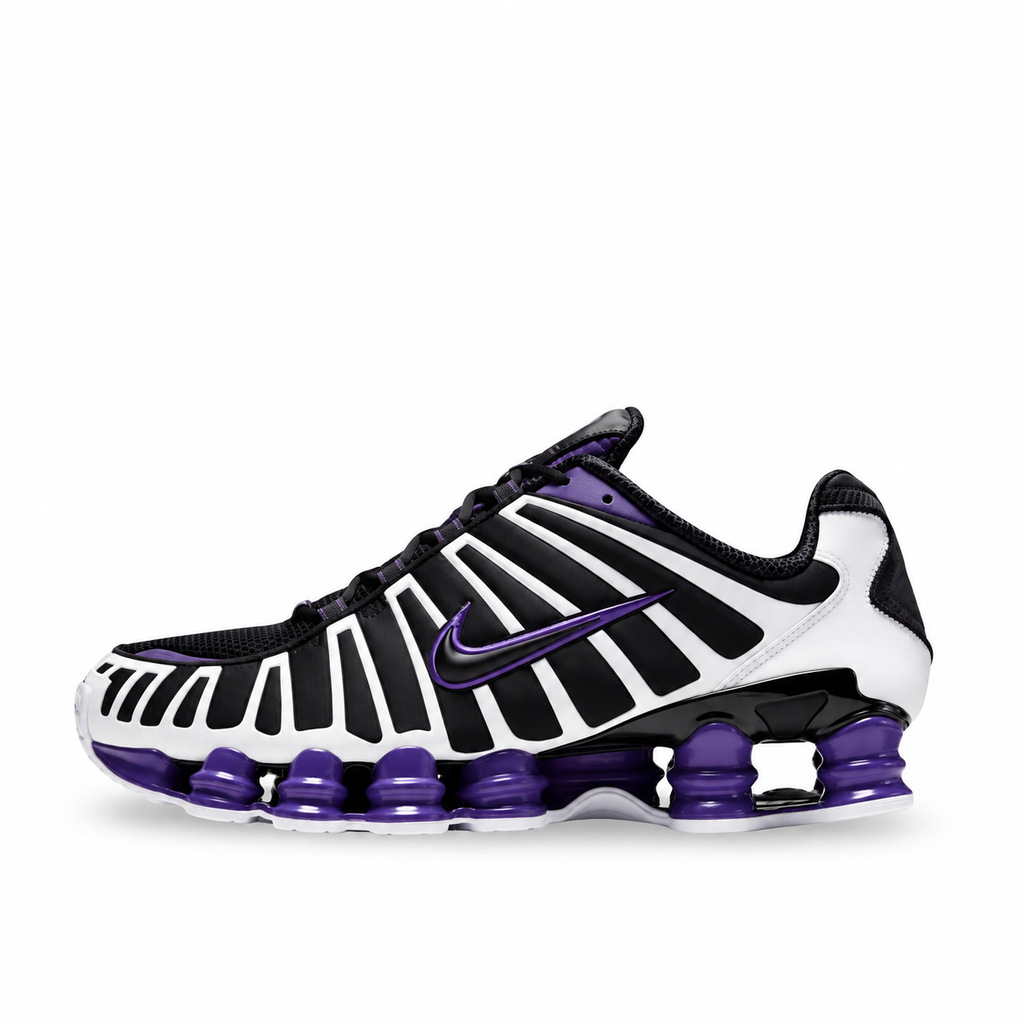 Nike Shox TL Black Court Purple - side view
