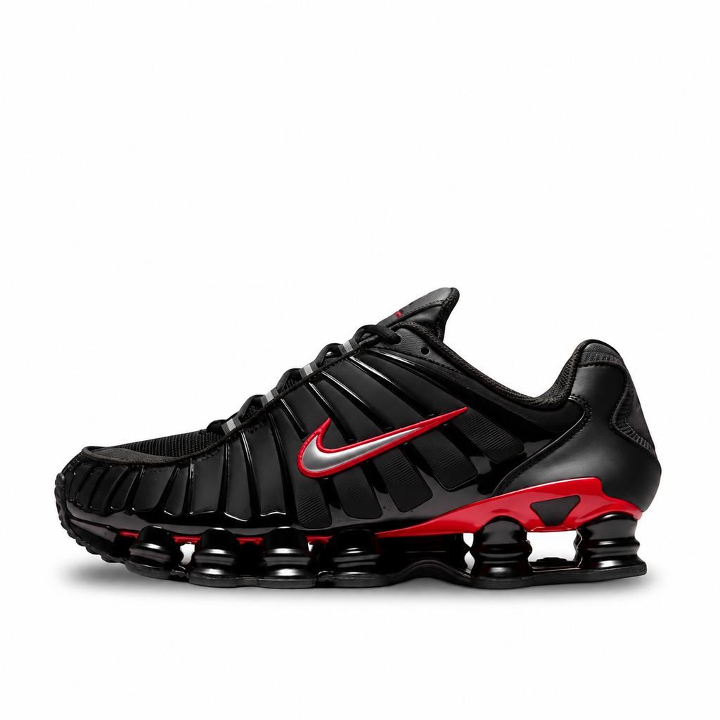 Nike Shox TL Black Red - side view