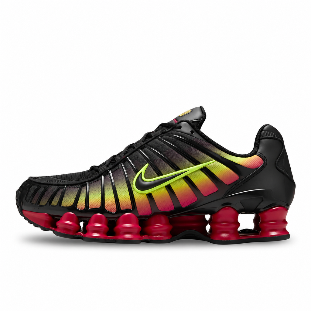 Nike Shox TL Volt Fire Red - side view
