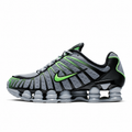 Nike Shox TL Grey Green - side view